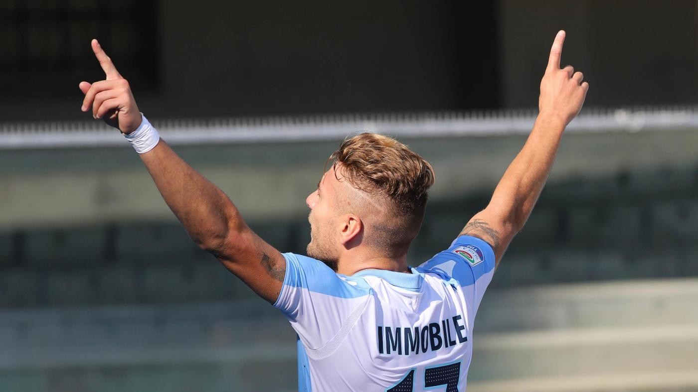 Serie A, Lazio riprende corsa: tris a Verona, doppietta Immobile