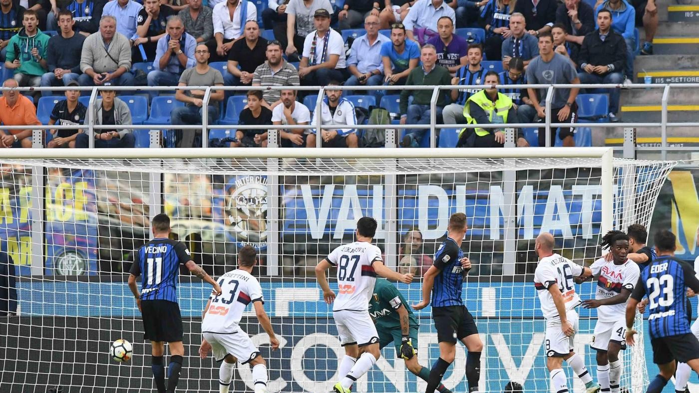 Serie A, pagelle Inter-Genoa 1-0: male Dalbert, D’Ambrosio decisivo