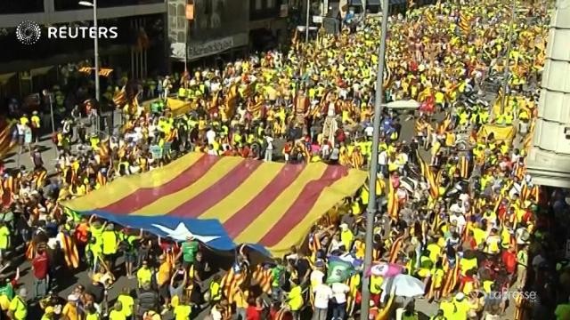 Barcellona, 500 mila in strada per indipendenza Catalogna