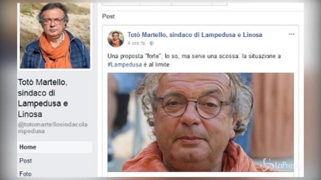 Lampedusa: sindaco contro i migranti