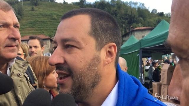 Pontida: Salvini, “Comincia una lunga marcia per far ripartire il paese”