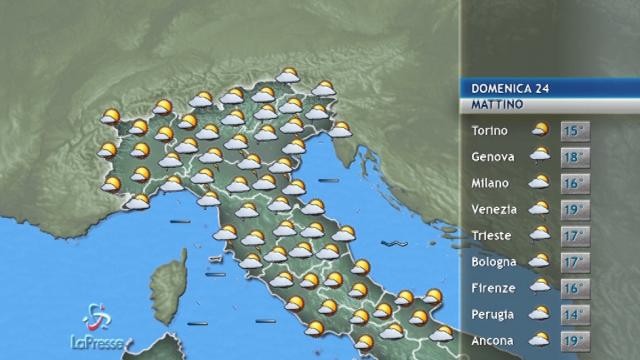 meteo 24 settembre
