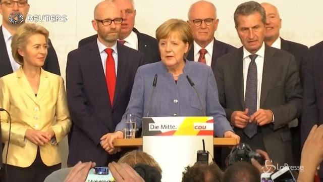 Angela Merkel cancelliera per la quarta volta
