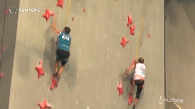 VIDEO Due italiani sul podio dei mondiali di arrampicata veloce