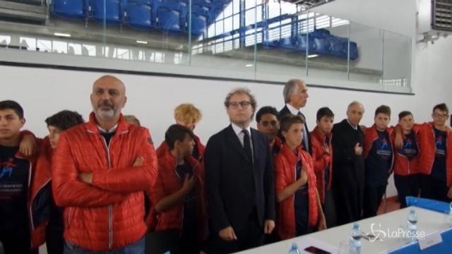 Ad Amatrice rinasce il Palazzetto dello Sport