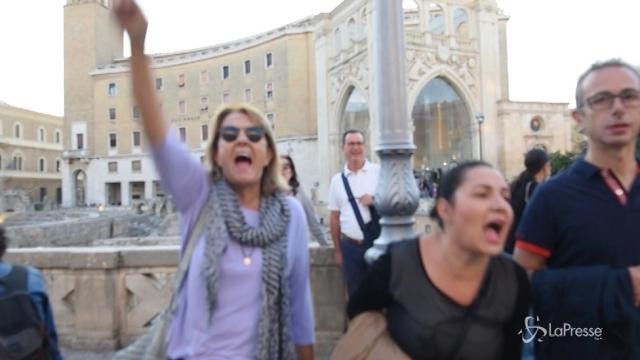 Salvini in Puglia, a Lecce tensioni tra polizia e anarchici