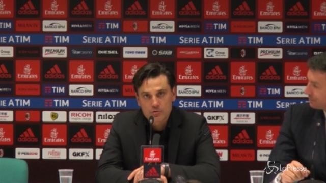 VIDEO Montella: “Conosco i rischi del mestiere, sono sereno”