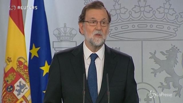 VIDEO Catalogna, Rajoy: “Il referendum una messa in scena”