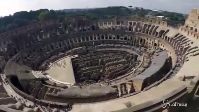 Roma, dopo 40 anni riapre la parte superiore del Colosseo