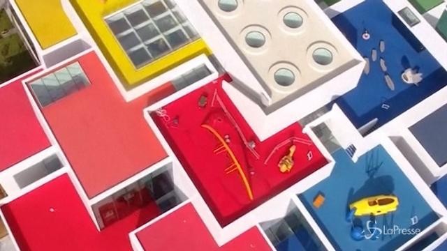 Ecco la Lego House: formata da 21 maxi mattoncini