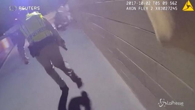 VIDEO Las Vegas, la polizia in azione durante la sparatoria