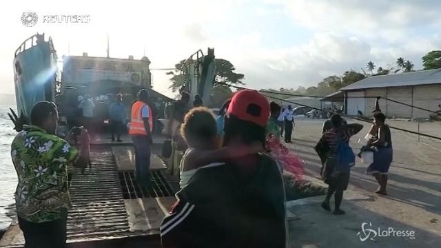 VIDEO Vanuatu, accelerate le fasi di evacuazione