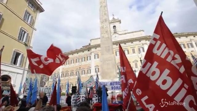 A Roma la manifestazione dei dipendenti di Province e Città metropolitane