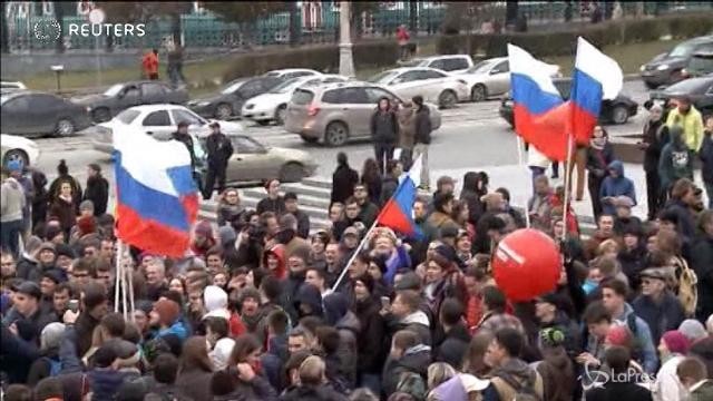 VIDEO Russia, manifestazioni di piazza contro Putin