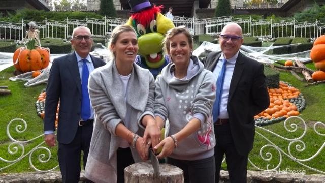 Tania Cagnotto e Francesca Dallapè a Gardaland