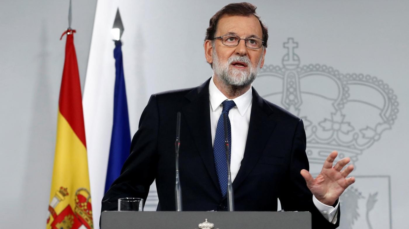 Catalogna commissariata, Rajoy: “Destituire Puigdemont e nuove elezioni entro 6 mesi”