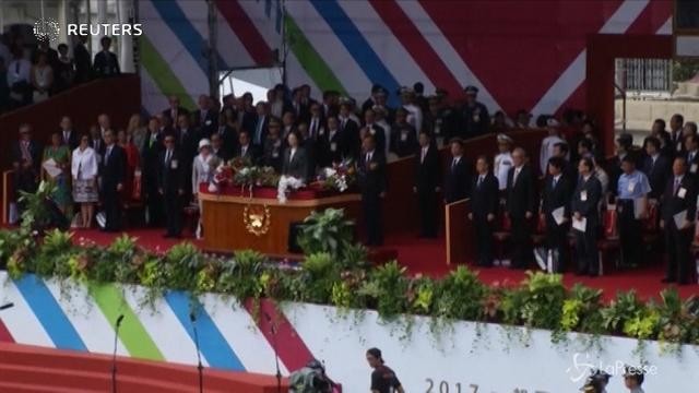 Taiwan, il discorso di Tsai Ing-wen sulla difesa di libertà e democrazia