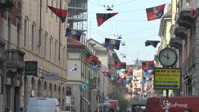 VIDEO Via Sarpi, la Chinatown milanese, si prepara per il derby