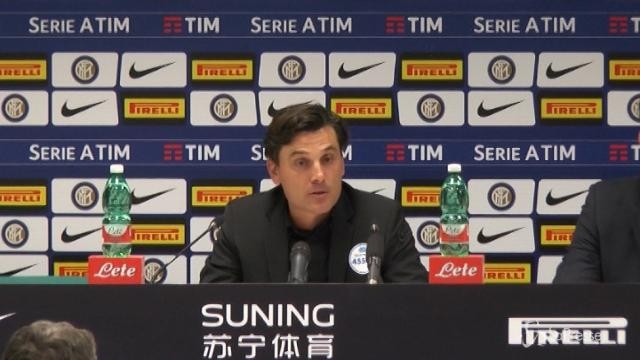 Milan, Montella: “C’è amarezza, la squadra non meritava la sconfitta”