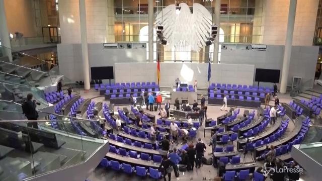 I lavori di ampliamento del Bundestag tedesco