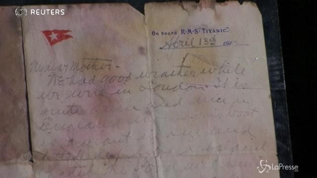 All’asta la lettera di un passeggero del Titanic