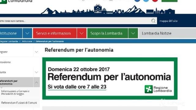 Referendum autonomia: oggi si vota in Lombardia e Veneto