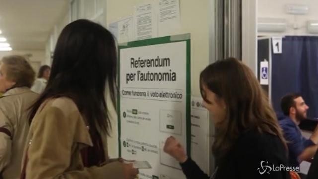 Vince il sì al referendum in Lombardia e Veneto