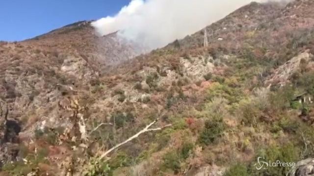 Incendio in Val di Susa: i residenti lasciano le case