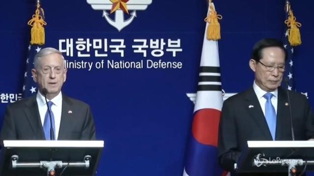 Nord Corea, Usa minacciano risposta militare