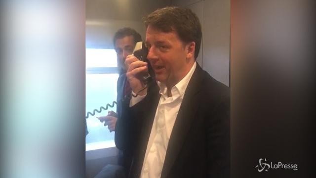 Renzi capotreno Pd: “Grazie per averci scelto, fatelo anche a marzo 2018”
