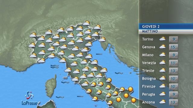 meteo 2 novembre