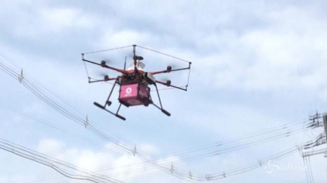Il “food delivering” arriva con i droni