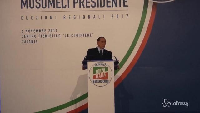 Regionali Sicilia, Berlusconi: “5 Stelle giustizialisti e opportunisti”