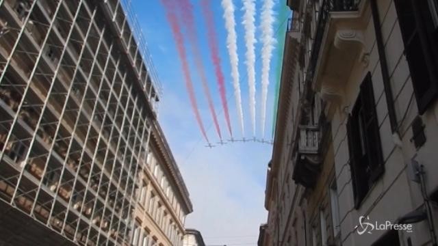 4 novembre, a Roma le Frecce Tricolori