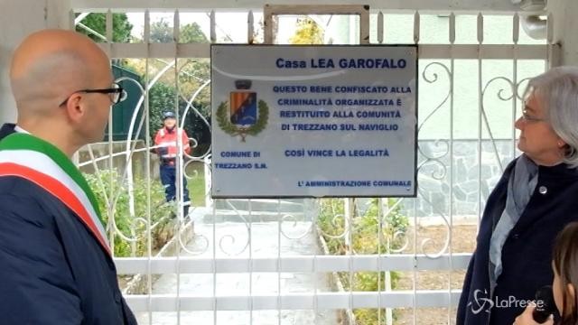 Trezzano sul Naviglio, inaugurata la “Casa Lea Garofalo”