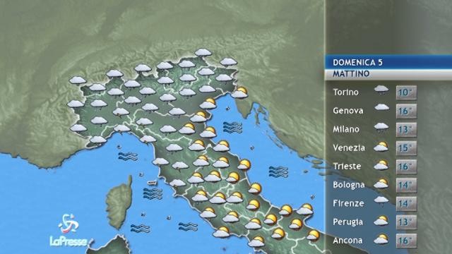 meteo 5 novembre