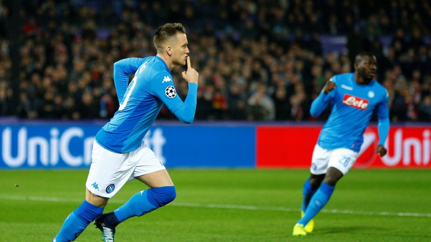 Champions, Napoli: Zielinski illude, Feyenoord vince 2-1. Azzurri in Europa League