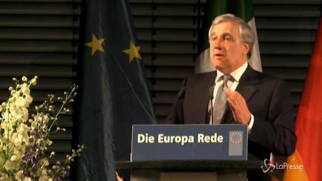 Tajani: “L’Europa deve riscoprire i suoi valori comuni”