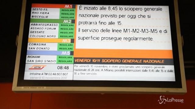 Venerdì nero per lo sciopero dei mezzi di trasporto