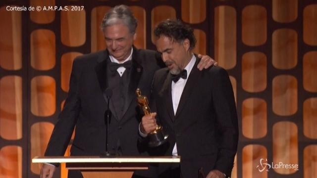 Governors Awards, Inarritu sul palco a ritirare il premio