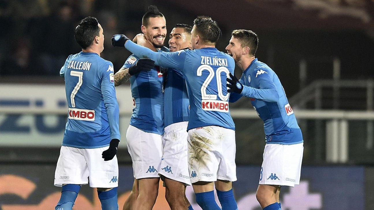 Serie A, le pagelle di Torino-Napoli 1-3: Hamsik da record