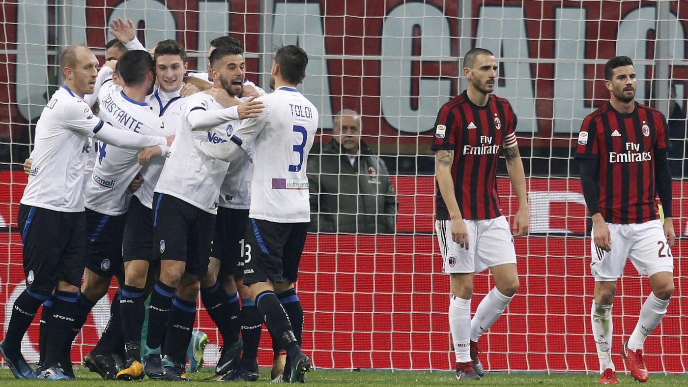 Serie A, Atalanta sbanca San Siro: Milan, è Natale da incubo