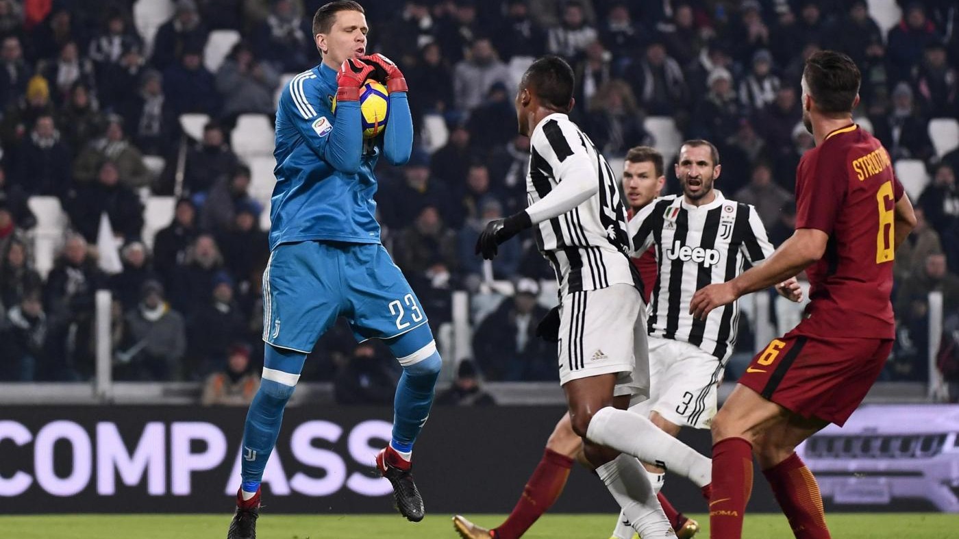 Serie A, le pagelle Juventus-Roma: Szczesny straordinario, male Dzeko