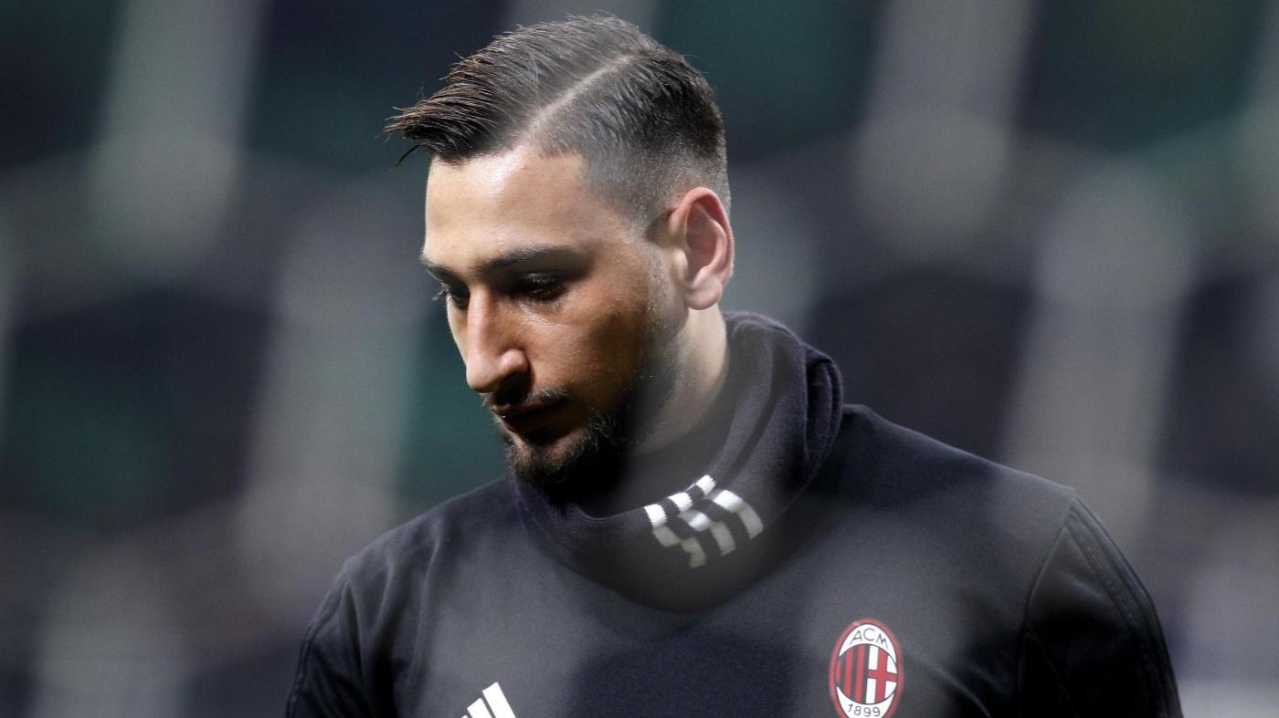 Milan nei guai: Donnarumma ko, salta il derby di Coppa Italia
