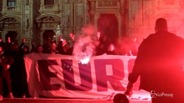 Europa League, Piazza Duomo trema per i cori dei tifosi dell’Austria Vienna