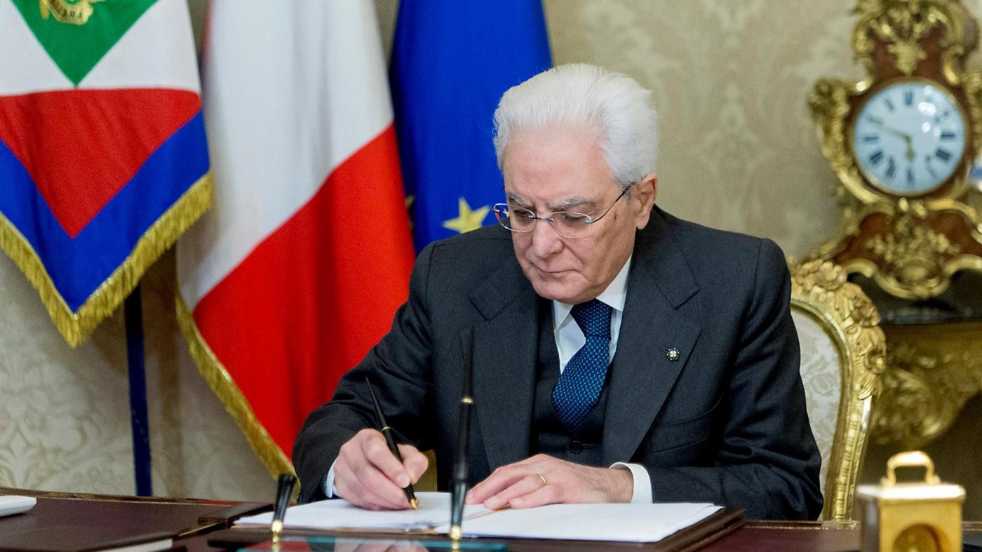 Mattarella firma il decreto per lo scioglimento delle Camere: voto il 4 marzo