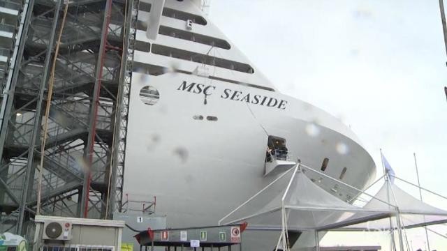 Msc Seaside a Trieste, Mattarella alla consegna ufficiale