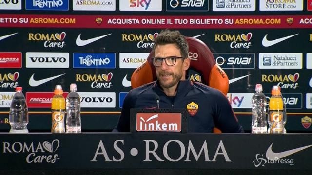 Di Francesco: “Mi auguro che Napoli-Juventus finisca pari”