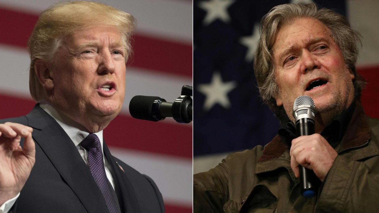 Usa, Trump diffida Bannon: “Viola l’accordo di riservatezza e mi diffama”