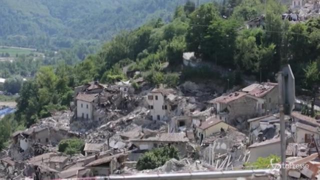 Scossa di terremoto a Amatrice